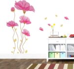 Pink Flower Wall Sticker DM570087 size 50x70 - Image 3