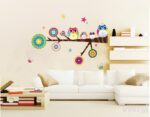 Decals Design 'Lovely Star Owl Family' Wall Sticker (PVC Vinyl, 25 cm x 70 cm), Multicolour - Image 5