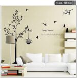 Family Tree Decal High Quality Quiet Life Engraving Wall Sticker Home aSecret Love Quotes Bird Cage Picture Wall Art Paper  AY-9064 – Online Shopping Pakistan, Nail Art in Pakistan, Wall Stickers - Image 3