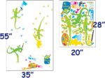 Gecko Painting Drawing Peel and Stick Removable Vinyl Wall Stickers Ay7031 - Image 6