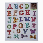 Yigo Fluorescent Luminous Wall Stickers Glow in The Dark Stars Home Decoration Eco-Friendly PVC Cartoon Wall Decal for Kids Rooms-Alphabet