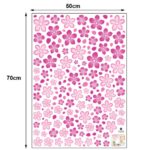 DM570084 DKDZ DIY Fashion Self Adhesive PVC Removable Wall Stickers/House Interior Decoration Pictures - Flower, - Image 4