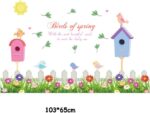 Cartoon Butterfly Flower Wall Stickers for Picture Frames Height Measurements Removable Wallpaper size 50x70 sk7008 - Image 3