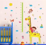 Rjjrr Cartoon Giraffe Height Ruler Wall Sticker Xl8203 - Image 3