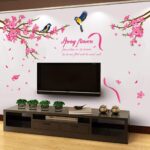 HomeLover Romantic Flowers Wall Stickers for Living Room Decoration - Image 5