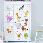 SuperDuo Animal Wall Sticker Cartoon DIY Art Decal Self-Adhesive Wallpaper Mural Decorate for Living Room TV Sofa Background Bedroom Kids Room Nursery size 60x90  am9215 - Image 4