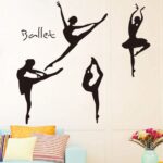 Wall Sticker Ballet Steps Living Room Bedroom Music Classroom Dance Training Decoration - Image 8