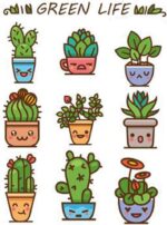 Removable PVC Wall Stickers Cute Emoji Pot Home Decor for Baby Boy Girl Kids Bedroom Kitchen  size 50x70 sk7115 - Image 3