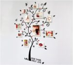Ay6031 3D Wall Decals Family Trees DIY Wall Stickers with Quotes and Photo Frame for Home Decor Living Room - Image 6