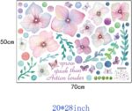Sk7068 Beautiful Flowers Wall Stickers - Image 6