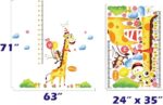 Animal Printed Removeable Wall Sticker Multicolour size  60x90  dlx5528 - Image 3