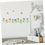 Ay7240 Butterfly Flower Wall Stickers Kids Room Wall Decor Wall Decals Nursery Wall Decor Wall Decals - Image 3