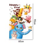 Animal Cartoon Wall Sticker Multicolour - Image 5