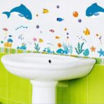 Xy8047 GlobalNiche® Sea Ocean Animal Dolphin Fish Wall Window Decor Vinyl Decal Kid Rome Sticker - Image 2