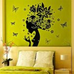 Bedroom Stickers For Walls Bedroom Wall Sticker Waterproof Wall Paper Walls Stickers Wallpaper Black And White Wall Decals Girls Wall Stickers size 50x70 dm570018 - Image 3