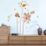 Relief Flower Wall Stickers Bedroom Decor Living Room Wall Decals Tv Sofa Background Decoration Wall Decor size 60x90 sk9288 - Image 3