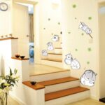 MJ7014【 German】 PVC wall decal wall decal nice little hamster wall sticker wall decal sticker children's day gift good gift for friends - Image 4