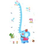 Sk9223 Trunk Elephant Height Kids Wall Sticker - Image 3