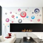 Creative Colorful Circles Wall Stickers Ay 1926 - Image 4