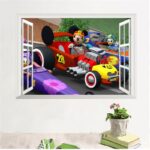 Wall Stickers Driving Racing Car 3D Window Children's Gift Wall Stickers - Image 4