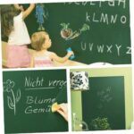 Reusable Self-Adhesive Chalkboard Wall Decal - Easy Erase, Durable PE Material for Home & Office Use, Black/Green -size:1.35feet wide x6 feet long 45x200cm - Image 7