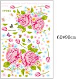 Wall stickers, Folina, floral decoration with pink peoniesWall stickers, Folina, floral decoration with pink peonies size 60 x90 ay9023a - Image 3