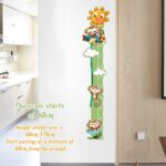 HM74011 Height Chart for Kids, Kids Height Growth Chart, Baby Growth Chart, Ruler Wall Decor for Kids, Baby Height Growth Chart Wall, for Bedroom Nursery - Image 2