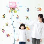 ELECTROPRIME Boy Girl Growth Height Measure Chart Print Wall Sticker DIY Wallpaper size 50x 70 ay7100