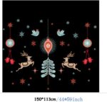 Merry Christmas Bird Deer Wall Sticker Home Decal Removable PVC Murals Wallpaper Girls Boys Kids Baby Nursery Bedroom Living Room Bathroom Kitchen Window Playroom Decor - Image 6