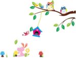 Sticker for Children Wall Sticker Funny Animals on a Bridge Wall Decoration Children's Room - Image 4