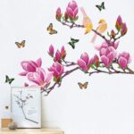 Magnolia Birds Butterfly Decals Wall Stickers Ay 1903 - Image 4
