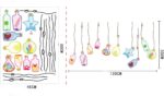 Decals Design 'Beautiful Wall Drift Bottles' Sticker (PVC Vinyl size 45 cm x 60 cm) ay919 - Image 5