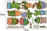 Removable PVC Wall Stickers Cute Emoji Pot Home Decor for Baby Boy Girl Kids Bedroom Kitchen  size 50x70 sk7115 - Image 7