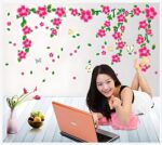 BIG BOOM® Flower Pattern Family Home Removable Wall Sticker Mural Decor size 70x50cm dlx513 - Image 2