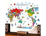 Cartoon Map Wall Sticker XH9261 - Image 4