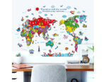 Cartoon Map Wall Sticker XH9261 - Image 2
