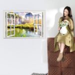Wall sticker Jendela Tebing Pohon XL8022H (90x60) Stiker Dinding - Image 4
