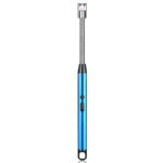 Metal Windproof USB Charging Arc Pulse Burning Torch 360 Degree Hose Candle Gas Range Igniter - Image 10