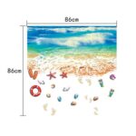 The SK9174N blue beach nano waterproof and oil-proof wall is attached to the porch bedroom floor seamless patchwork sticker PVC - Image 11
