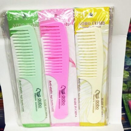 aobo fashion hair comb plastic 0111s