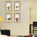 Pack of 3 Removable Self-Adhesive Wall Stickers - Home Decor Decals with Plants, Flowers - Western Wall Art for Living Room and More (Size: 30cm x 42.5cm) - Image 9