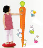Height Measurement Carrot Rabbits Wall Sticker ay7079 - Image 2