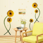 Sk9233 Beautiful Sunflowers Wall Sticker - Image 5