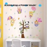 XL8206 in the rain of the flying animal wall stickers children room kindergarten cartoon waterproof decorative wallpaper. - Image 8