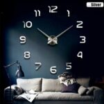 Wall Clocks 3D Clock Acrylic Mirror - Image 6