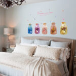 Hm31004 Dream Flower Glass Bottle Wall Sticker - Image 2