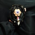 Cosmic Women and Girl Black Synthetic Fiber Style Decorated Juda Stud Work Hair Extension - Image 6
