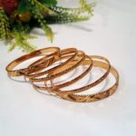 Golden Indian style bangles - Image 3