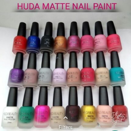 HUDA BEAUTY NAIL POLISH MATTE 1 SINGLE '2