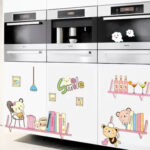 Ay7061  Wall Sticker Shelves Kids Room Decal Nursery Home Decor Removable Wall Poster PVC Wallpaper - Image 2